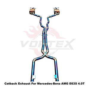 Vortex Thermal-Efficient Burnt Titanium <b>Exhaust</b> System For Mercedes-Benz AMG E63S 4.0T 2016-2024 - Product Image 3