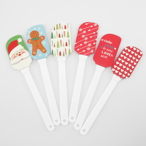 Baking Spatula Spatulas Baking Spatula Christmas Series Cartoon Spatulas Kitchen Luxury Silicone Spatula Kitchen Utensils