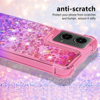 Coque Liquide Dégradée Effet Sable Mouvant pour iPhone 16 16E 15 14 13 12 Mini 11 Pro Max XR XS X 8 7 6 Plus Antichoc Dynamique Scintillante