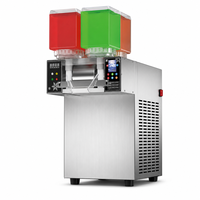 Machine à glace en flocons à 4 bacs pour les boutiques de desserts coréens, les cafés Bingsu, machine commerciale à fabriquer de la glace en flocons