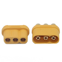 Connecteur 3 broches haute intensité Amass MR60 – Sécurité anti-insertion inversée pour prise moteur MR60