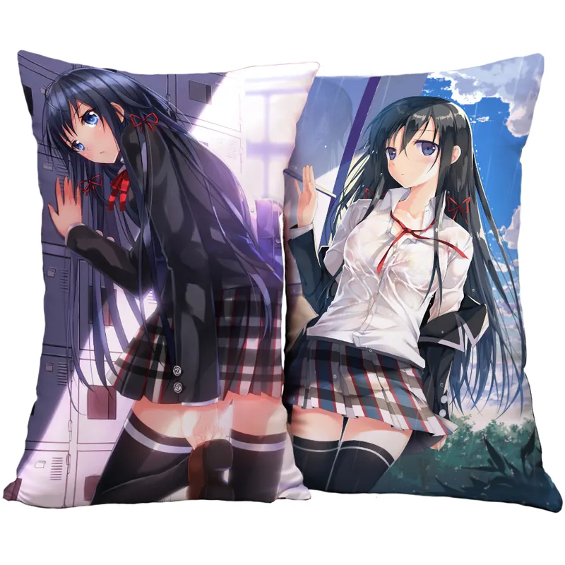 Vigreat Oem desain hewan dekoratif pola bantal selimut Anime kartun bantal penutup