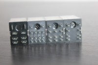 Relais électromagnétique série JQX-13F(1P-4P)LY1-LY4 avec indicateur LED, miniature, AC 220V/110V, faible puissance, interrupteur 10A, étanche à la poussière