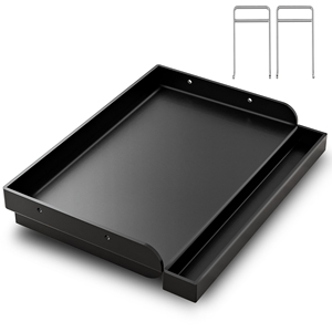 Plaque <span class=keywords><strong>de</strong></span> cuisson plate antiadhésive en gros avec poignées pour barbecue à gaz, <span class=keywords><strong>pièces</strong></span> <span class=keywords><strong>de</strong></span> <span class=keywords><strong>rechange</strong></span> pour grillades - Product Image 1