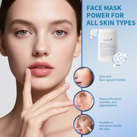 BANGWEI Vente en gros Masque facial à la spiruline Sensibilité apaisante Petite molécule Collagène Spiruline verte Peel Off Jelly-facial-mask