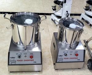 Cortadora de Verduras Eléctrica de Acero Inoxidable de 10L para Mostrador, Ideal para Hoteles y Restaurantes - Product Image 2