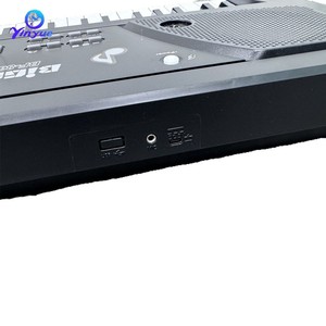 บิ๊กฟันคีย์บอร์ดอิเล็กทรอนิกส์ 61 คีย์พร้อมไมโครโฟนและสายยูเอสบีสำหรับเด็กของเล่นเพื่อการศึกษาเครื่องดนตรี - Product Image 2