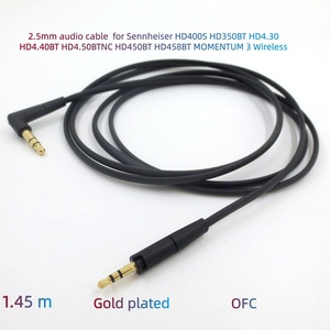 Câble audio de remplacement pour casque <span class=keywords><strong>HD400S</strong></span> HD350BT HD4.30 HD4.40BT HD4.50BTNC HD450BT HD458BT MOMENTUM 3 sans fil en PVC - Product Image 3