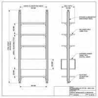 Étagères à livres, présentoir de rangement, moderne, minimaliste, luxe, modulaire, cadre en métal et aluminium personnalisé avec lumière LED pour le salon