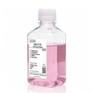 Milieu de culture cellulaire ACE VITRO OEM, mélange nutritif Ham's F-10 (F10), 500 ml, bouteille PET à haute teneur en glucose et glutamine - Product Image 3