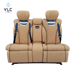 Sofá Cama de Lujo para Auto con Piezas de Asiento Aero en Cuero Vacuno para Autocaravana de Lujo - Product Image 1