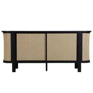 Aparador Contemporáneo de Ratán con Puerta Corredera, Mesa Consola, Mueble para el Hogar, <span class=keywords><strong>Bar</strong></span>, Sala de Estar, Entrada, Hotel o Apartamento - Product Image 1