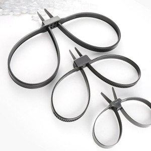China Factory 12 X860 Hochfestes, strap azier fähiges Nylon 66 Handschellen Double Lock Nylon Restraint 100mm Kunststoff-Handschellen von höchster Qualität