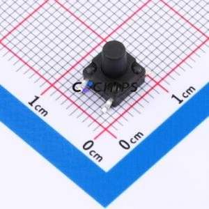 TS017A-TBY1FH8.0 Tactile Switch SMD-4P,6.2x6.2mm Switch Single Pole Single Throw Round Button 2.5N Vertical Mount - Product Image 1