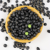 Nouvelle récolte de haricots noirs secs d'origine chinoise avec noyau vert, soja noir pour l'exportation