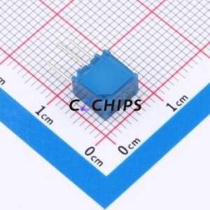 Resistencia Ajustable/Potenciómetro 3362S-203-3H, Componente de Orificio Pasante (THT)-3P, Resistencia de 7x6.8mm, 20kOhm, 10%, 500mW, 250ppm ℃ - Product Image 2