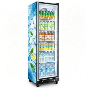 2026 Commercial 1-Door Full Glass Display Cabinet and Convenience Store Beverage Refrigerated <b>Freezer</b> - Product Image 1