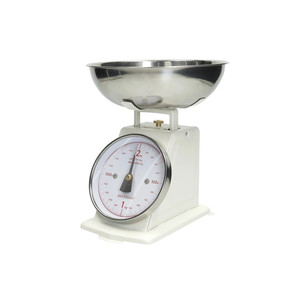 Brandani Kitchen <b>Scale</b> 2kg Capacity Stainless Steel Bowl Analog Dial - Product Image 1