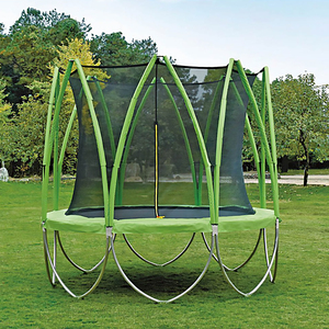Trampolín de gran tamaño para adultos al aire libre, Cama grande redonda para saltar, ejercicio físico, con red de seguridad - Product Image 5