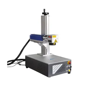 Fast delivery manufacturer portable 20w jpt mini metal logo printing laser marking engraving machine