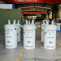 Transformador Monofásico de Montaje en Poste, Ahorrador de Energía, Tipo Aceite, Entrada 220V/380V, Salida 13.8KV/13.2KV/10kV, Bobinado de Aluminio/Cobre