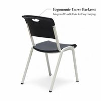 Chaise de loisirs contemporaine en polypropylène de qualité professionnelle, empilable et inodore, idéale pour appartements, clubs, bibliothèques et fêtes au bord de la piscine