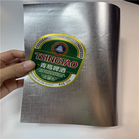 Papier métallisé enduit de haute qualité pour les étiquettes de boissons (vin et bière), imperméable