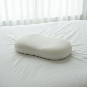 Oreiller ergonomique cervical en mousse à mémoire de forme avec housse rafraîchissante en soie glacée, soulagement des douleurs cervicales, soutien multi-usage, coussin de sommeil pour lit, bureau, canapé - Product Image 5