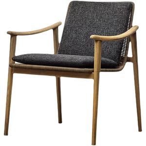 Ensemble <span class=keywords><strong>de</strong></span> table et <span class=keywords><strong>de</strong></span> chaises en rotin et teck d'extérieur, mobilier <span class=keywords><strong>de</strong></span> loisirs pour <span class=keywords><strong>jardin</strong></span>, cour, café, terrasse en plein air, ensemble <span class=keywords><strong>de</strong></span> salle à manger d'extérieur commercial - Product Image 6