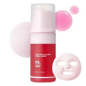 Suero de Colágeno Rosa en Oferta, Textura Burbuja Ligera de Rápida Absorción para una Piel Radiante y Llena - Product Image 3