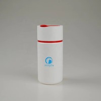 Flacon de 300 cc en PEHD pour pilules et gélules, conteneur pour vitamines et suppléments, emballage pharmaceutique avec bouchon à double couche à ouverture rapide