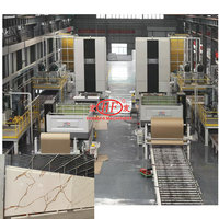 Nouvelle ligne de production entièrement automatique de marbre artificiel et de pierre de quartz Hongfa