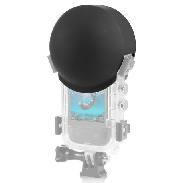 PULUZ Invisible Dive Case Housing Lens Guard Silicone Protective Lens Cap Cover For Insta360 X5 Camera