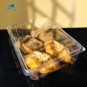 Dessert <strong>Container</strong> with Transparent Lid Bread Box, Used for Baking, Cake, Biscuit Rectangular <strong>Display</strong> Box - Product Image 4