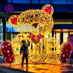 Lumières LED personnalisées en forme d'ours pour l'extérieur, décoration de Noël et de fêtes pour l'intérieur, avec indice de protection IP65 pour l'éclairage domestique et paysager - Product Image 4