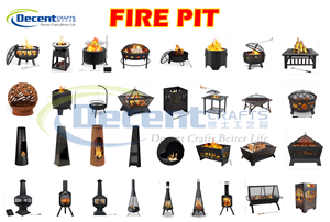 Portable Outdoor Iron Fire Pit Sturdy Construction Perforated Modern Freestanding European American Patio <strong>Garden</strong> Leisure <strong>Chimney</strong> - Product Image 4