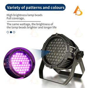 Luz de Escenario de Estilo Moderno, 54*3w, Luz Par para Exteriores, a Todo Color, Resistente al Agua, Luz LED Par Can - Product Image 3