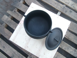 # Pentola a Tre Gambe in Ghisa Sudafricana 14, Pentola Potjie con Tre Gambe, Calderone in Ghisa a Tre Gambe per Cucinare in Campeggio - Product Image 2