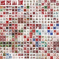 Housse de coussin de canapé personnalisée, housse de coussin décorative pour la maison, housse de coussin de Noël, housse de coussin de Noël pour les fêtes