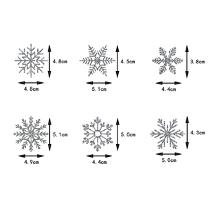 Décorations de cupcakes pour les fêtes de Noël et du Nouvel An, avec des motifs de Père Noël et des flocons de neige, pour la décoration des fêtes d'hiver - Product Image 4