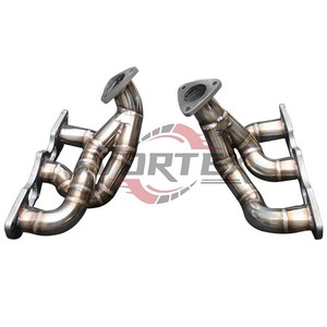Vortex SS304 Performance Exhaust Headers fits Porsche 911 991.2 Turbo S 3.8T Racing Manifolds Catback Muffler System <b>Kit</b> - Product Image 3