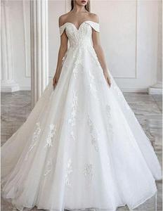 2024 nouvelle <span class=keywords><strong>robe</strong></span> de mariée hors épaule <span class=keywords><strong>grande</strong></span> jupe amovible dentelle Train <span class=keywords><strong>robe</strong></span> <span class=keywords><strong>grande</strong></span> <span class=keywords><strong>taille</strong></span> robes de soirée pour <span class=keywords><strong>femme</strong></span> - Product Image 1