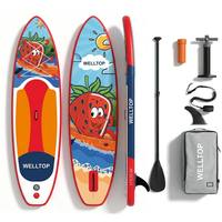 Planche à pagaie gonflable ODM au design amusant 335*84*15CM SUP pour la collection Fête Tropicale
