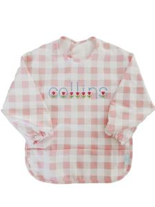 Venta al por mayor personalizado bebé tartán impermeable bebé <span class=keywords><strong>Bandana</strong></span> Baberos gancho lavable para niño pequeño - Product Image 3