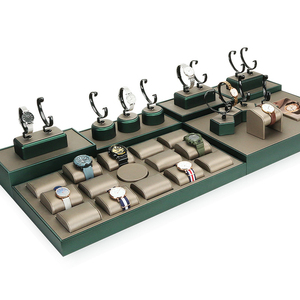 แท่นวางนาฬิกาหนังสุดหรู CHEN LU พร้อมถาดเก็บของ ที่วางนาฬิกาแบบปรับแต่งได้ - Product Image 1