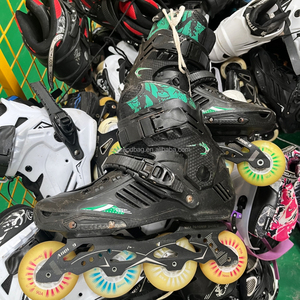 S18 chaussures <span class=keywords><strong>de</strong></span> skate d'occasion <span class=keywords><strong>de</strong></span> taille fixe professionnelle <span class=keywords><strong>de</strong></span> haute qualité avec roues en PU <span class=keywords><strong>patins</strong></span> <span class=keywords><strong>à</strong></span> roulettes <span class=keywords><strong>de</strong></span> slalom en ligne <span class=keywords><strong>de</strong></span> seconde main - Product Image 2