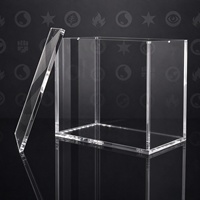 Boîte de présentation en acrylique pour ETB avec couvercle magnétique anti-poussière, protection pour Elite Trainer Box, rangement pour collection de cartes TCG, taille personnalisée disponible