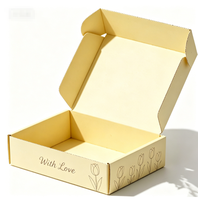 Boîtes d'expédition noires écologiques biodégradables recyclables réutilisables avec logo personnalisé imprimé, enveloppes en carton ondulé avec doublure en mousse