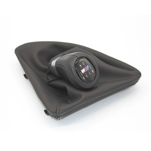 Housse de pommeau de levier de vitesse en cuir, pour Bmw E87, accessoire intérieur de voiture manuelle à 5 ou 6 vitesses - Product Image 2