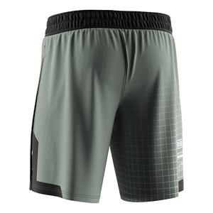 Pantaloncini da Corsa 2 in 1 da Uomo con Supporto Interno Tessuto Traspirante Esterno con Fascia Elastica Antiscivolo per Arti Marziali - Product Image 3